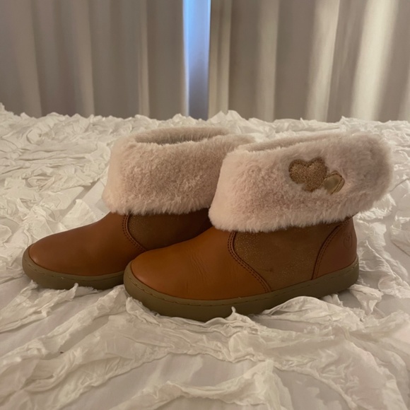 Shoo Pom Fur Top Boots - Picture 2 of 4